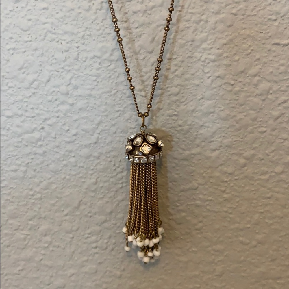 (3/$20) Jewelmint Antique Bronze Pendant Necklace